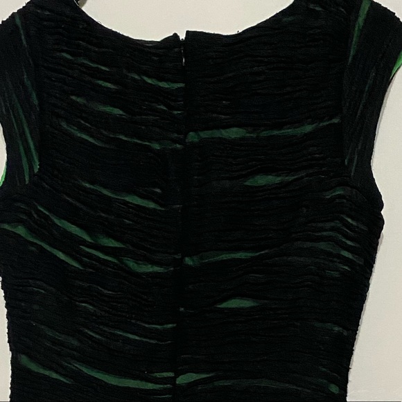 Black and Lime Green bodycon Dress - Picture 2 of 4